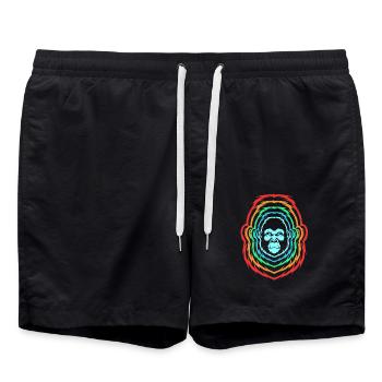 Gorilla - Badeshorts - Schwarz - Vorne - AI Model Male 185 light (185cm)
