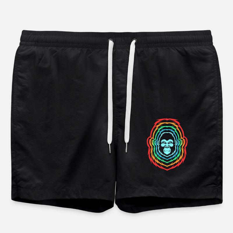 Gorilla - Swim Trunks - black