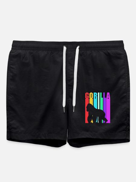 Gorilla - Swim Trunks - black