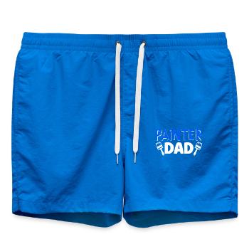 Painter Dad Inspiration - Swim Trunks - cobalt blue - Front