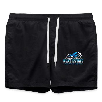 Real Estate Agent I Sell Real Estate - Swim Trunks - black - Front - AI Model Male 185 light (185cm)