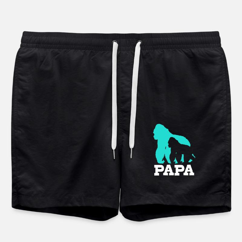 Gorilla - Swim Trunks - black
