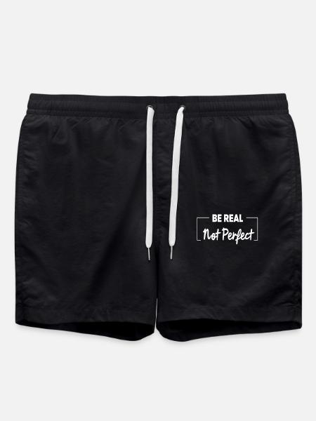 Be Real Motiv Inspiration Self-Confidence - Swim Trunks - black