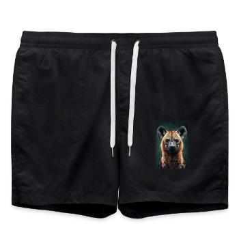 Hyena Hyena - Swim Trunks - black - Front - AI Model Male 185 light (185cm)