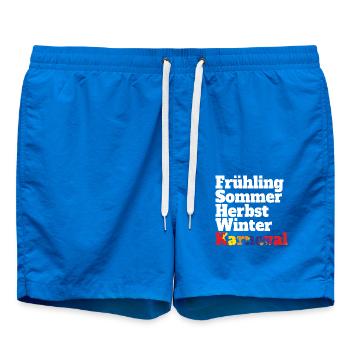 Carnaval Cinquième saison Kölsch Fastelovend Cologne - Short de bain - cobalt blue - Devant