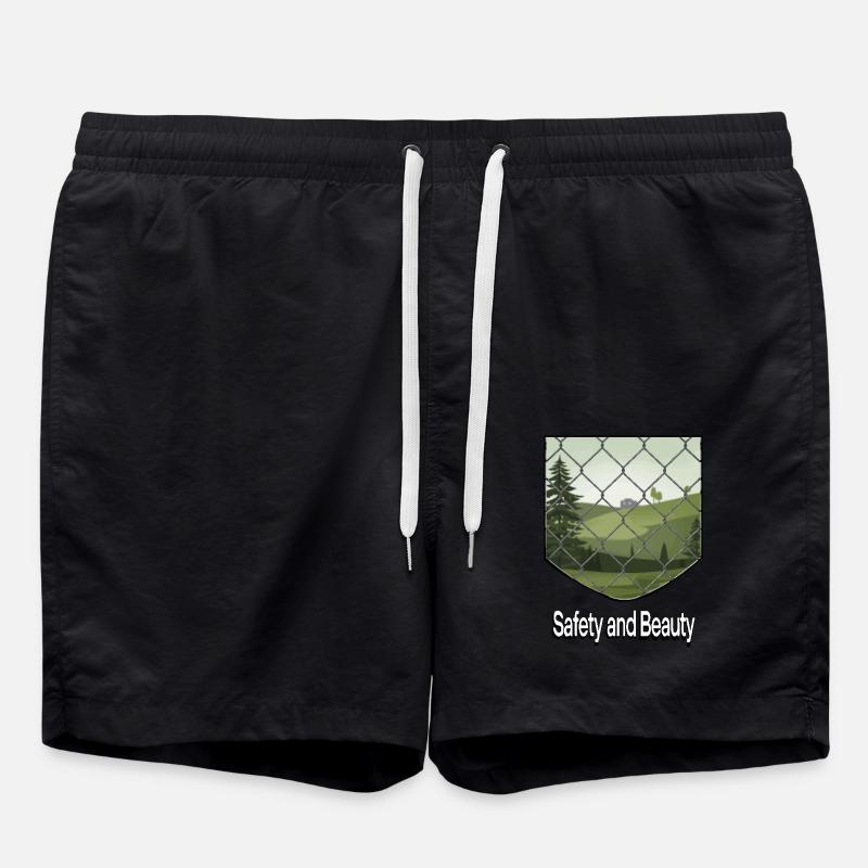 SCHÜTZEN SIE DEN WALD - Badeshorts - Schwarz