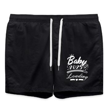 Baby 2025 Loading 01 - Swim Trunks - black - Front - AI Model Male 185 light (185cm)