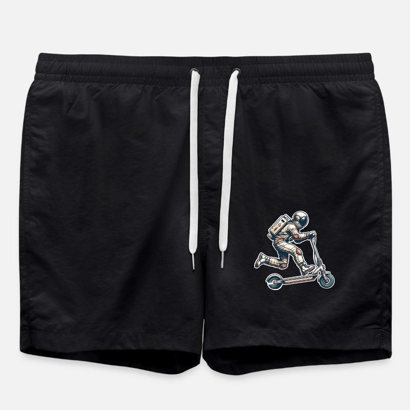E-Scooter E-Roller Astronaut Scooter - Short de bain - noir