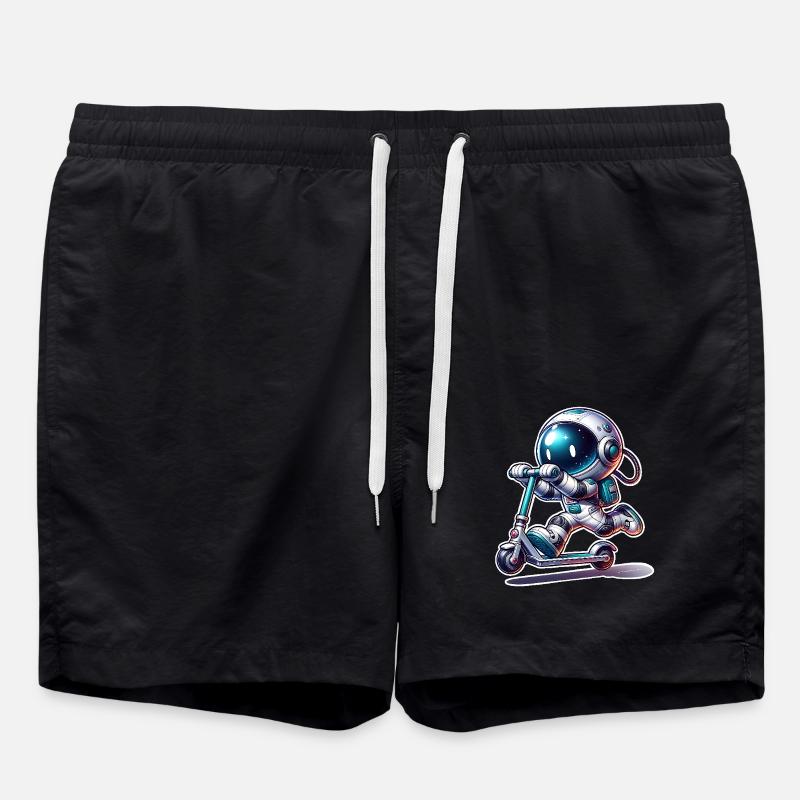 E-Scooter E-Roller Astronaut Scooter - Short de bain - noir