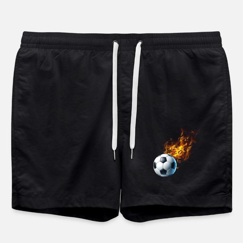 Feu de football - Short de bain - noir