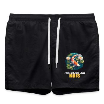 Koi Koi Carpe - Short de bain - noir - Devant - AI Model Male 185 light (185cm)