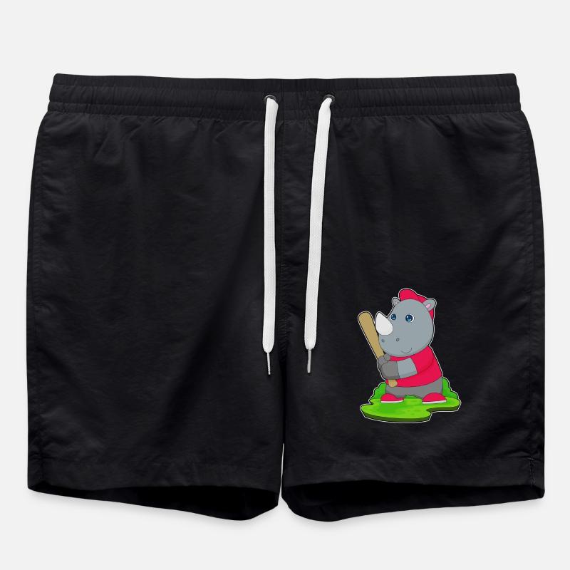 Rhino Baseball Baseball Bat - Swim Trunks - black