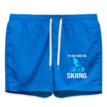 Ski Ski Holiday - Swim Trunks - cobalt blue - Front