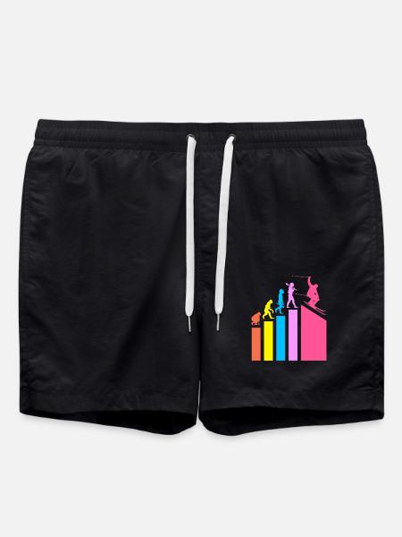Ski Ski Holiday - Swim Trunks - black