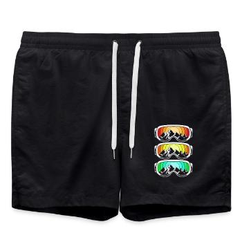 Séjour ski ski - Short de bain - noir - Devant - AI Model Male 185 light (185cm)