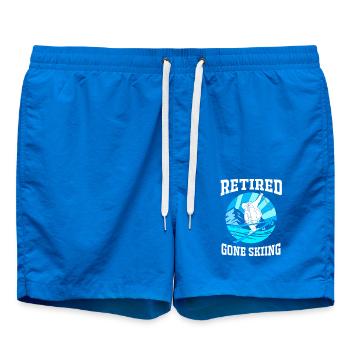 Ski Ski Holiday - Swim Trunks - cobalt blue - Front