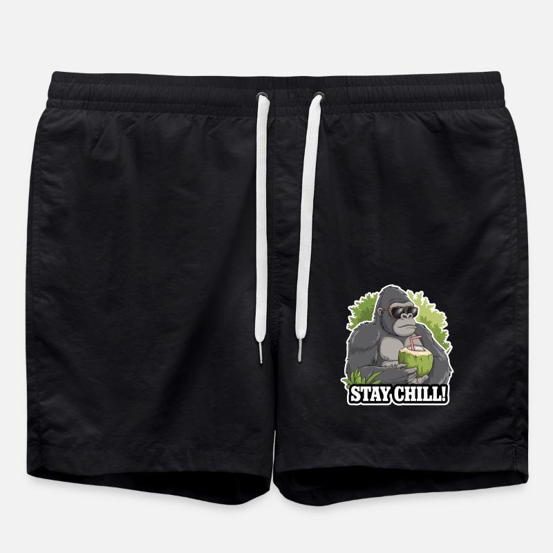 BLEIBEN SIE ENTSPANNT - Badeshorts - Schwarz