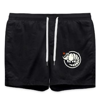 Armadillo Love - Swim Trunks - black - Front - AI Model Male 185 light (185cm)