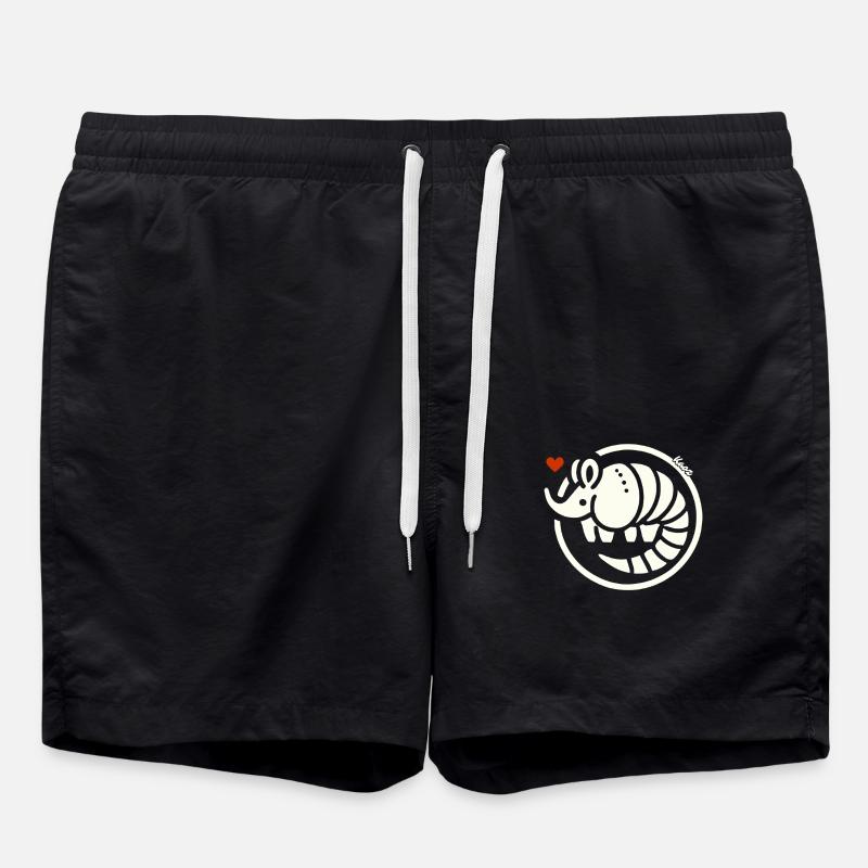 Armadillo Love - Swim Trunks - black