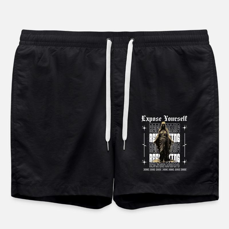 Autoréflexion Exposez-vous Streetwear urbain - Short de bain - noir