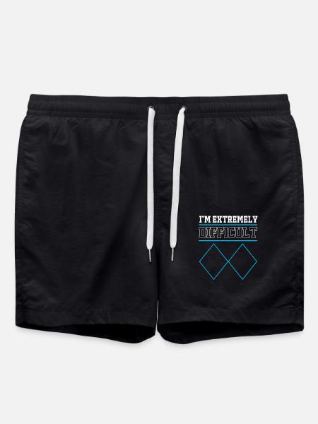 Ski Ski Holiday - Swim Trunks - black