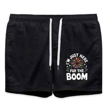 Pyrotechnie Feux d’artifice Pyrotechnie - Short de bain - noir - Devant - AI Model Male 185 light (185cm)