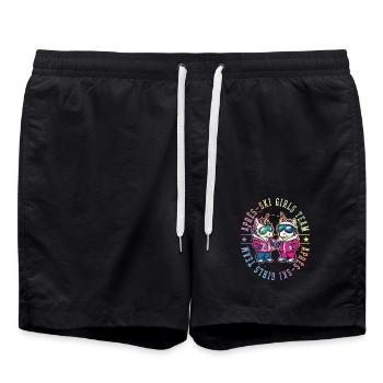 Après-ski Filles Team Licorne - Short de bain - noir - Devant - AI Model Male 185 light (185cm)