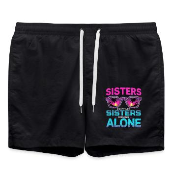 Cruise Saying Travel Ship Cruise Gift - Swim Trunks - black - Front - AI Model Male 185 light (185cm)