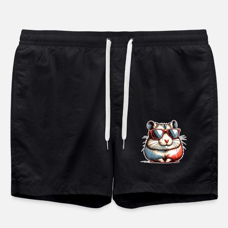 Hamster - Swim Trunks - black