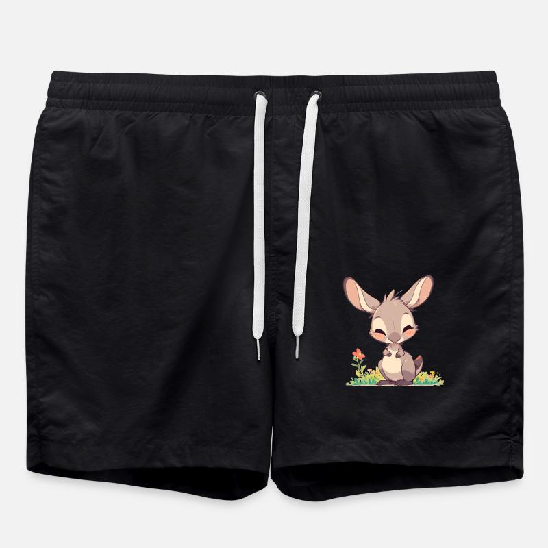 Kangaroos Kangaroo - Swim Trunks - black