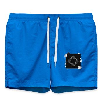 Geometrische Formen Abstrakte Kunst Geometric - Badeshorts - Cobalt blue - Vorne