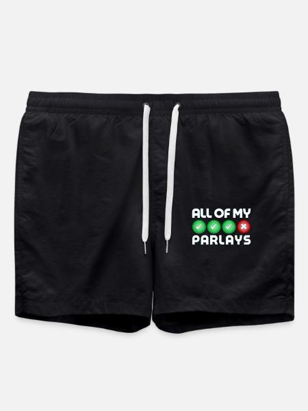 Alle Meine Wettkombinationen Humorvoller - Badeshorts - Schwarz