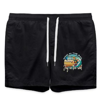 Planche à voile Wind In The Sail Loves Water Sports - Short de bain - noir - Devant - AI Model Male 185 light (185cm)