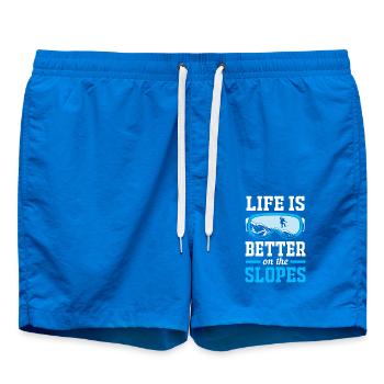 Snowboard Snowboard Vacances snowboard Snowboarders - Short de bain - cobalt blue - Devant