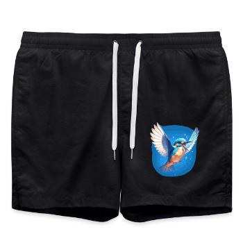 Martin-pêcheur Martin-pêcheur - Short de bain - noir - Devant - AI Model Male 185 light (185cm)