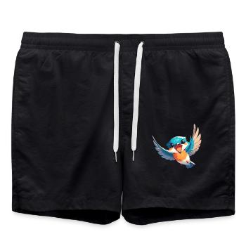 Martin-pêcheur Martin-pêcheur - Short de bain - noir - Devant - AI Model Male 185 light (185cm)