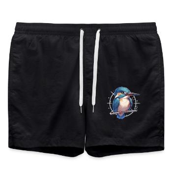 Martin-pêcheur Martin-pêcheur - Short de bain - noir - Devant - AI Model Male 185 light (185cm)