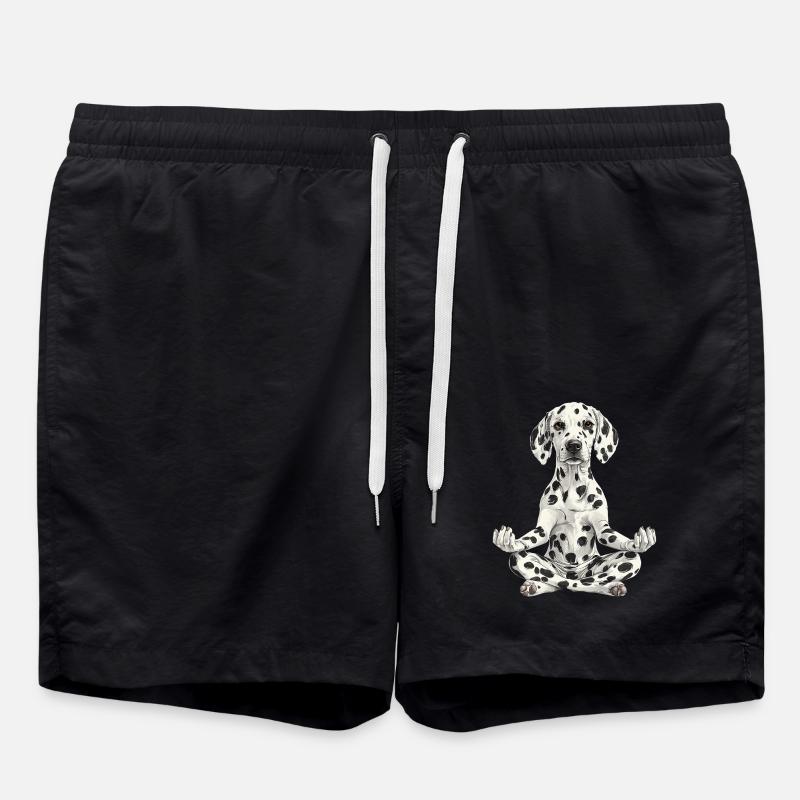 Dalmatiner - Badeshorts - Schwarz