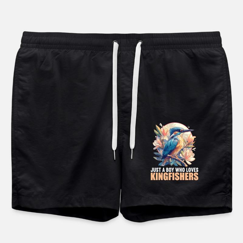 Eisvögel Eisvogel - Badeshorts - Schwarz