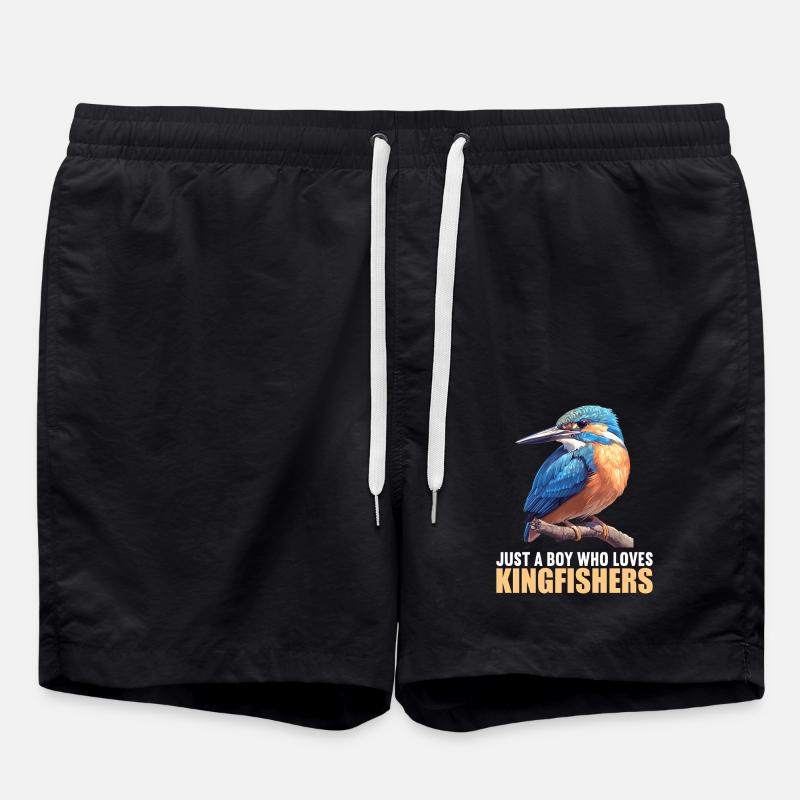 Eisvögel Eisvogel - Badeshorts - Schwarz