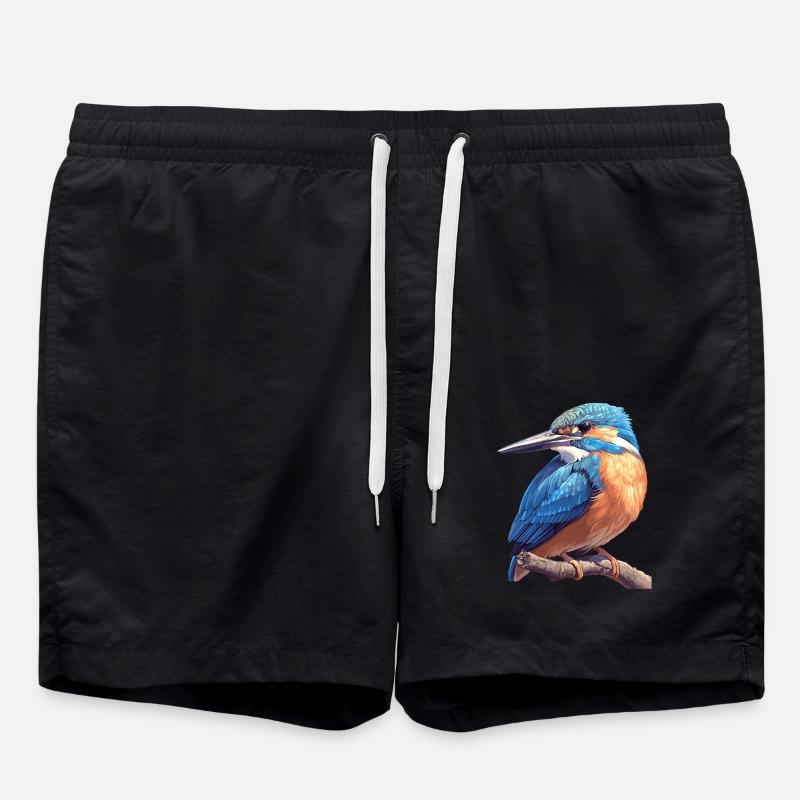 Eisvögel Eisvogel - Badeshorts - Schwarz