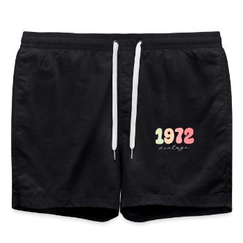 Date de naissance Année de naissance 1972 - Short de bain - noir - Devant - AI Model Male 185 light (185cm)