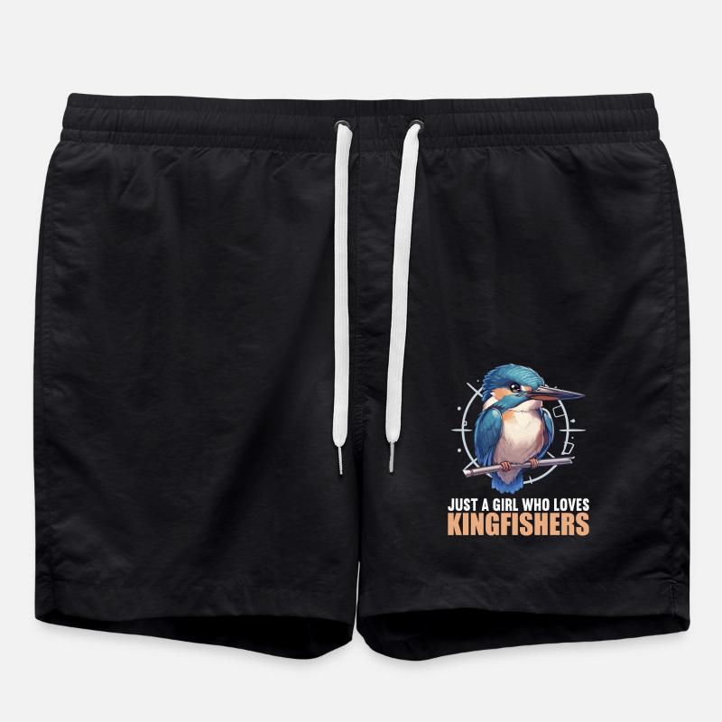 Eisvögel Eisvogel - Badeshorts - Schwarz