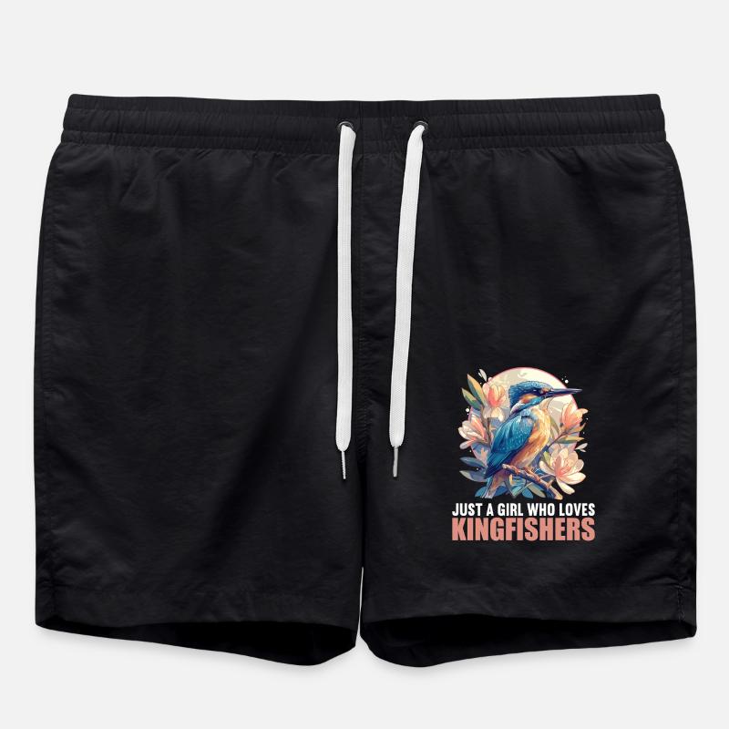 Eisvögel Eisvogel - Badeshorts - Schwarz