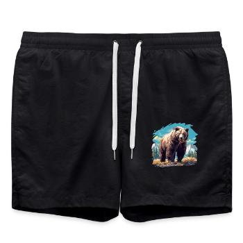 Ours Kodiak Ours Kodiak - Short de bain - noir - Devant - AI Model Male 185 light (185cm)