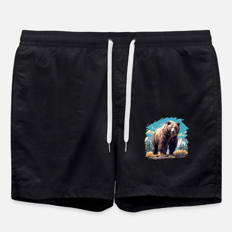 Kodiakbären Kodiakbär - Badeshorts - Schwarz