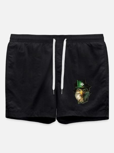 St. Patrick Adler - Badeshorts - Schwarz