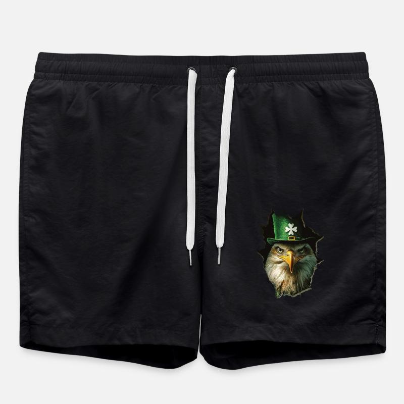 St. Patrick Adler - Badeshorts - Schwarz