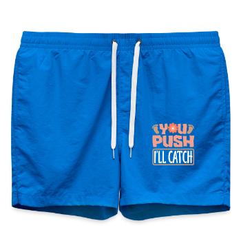 Sage-femme, tu pousses, j’attrape - Short de bain - cobalt blue - Devant