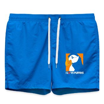 Papageientaucher Puffin - Badeshorts - Cobalt blue - Vorne
